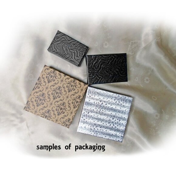 Vintage Rhinestone Screwback Drop Earrings, 50s Dangles In Jewelry Gift Box - Picture 8 of 15